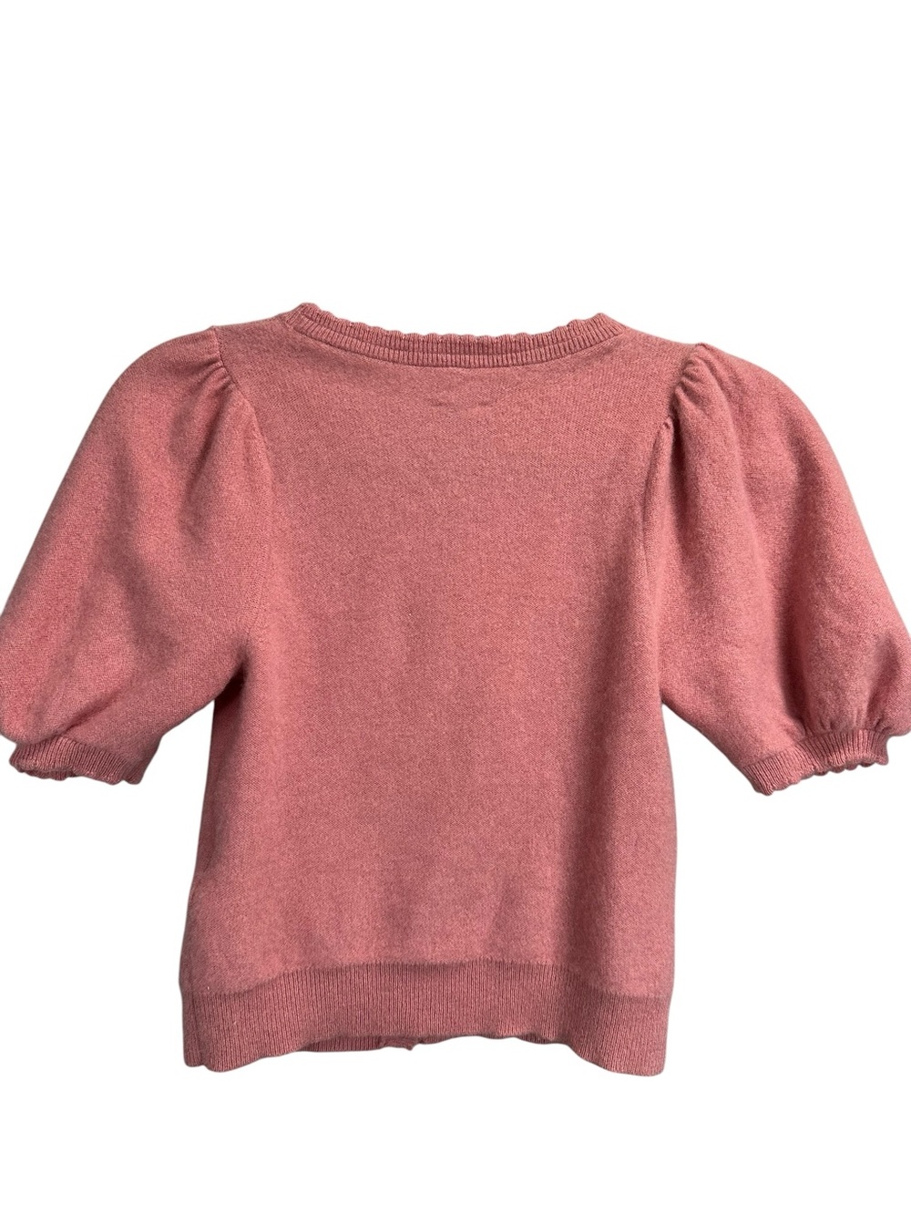 Maeve Anthropologie Puff-Sleeve Cashmere Cardigan Sweater - Picture 6 of 8